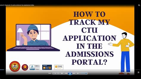 ctu admission portal tracking code